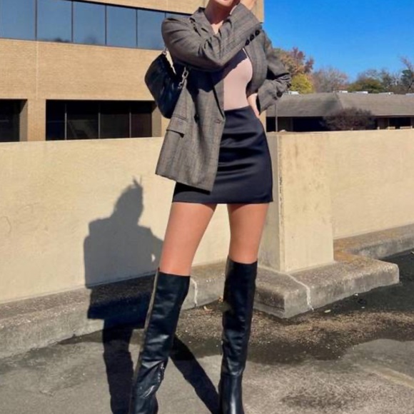 NWT By Together Blazer Oversized Plaid Double-Breasted Blazer Prince of Wales - Picture 3 of 12